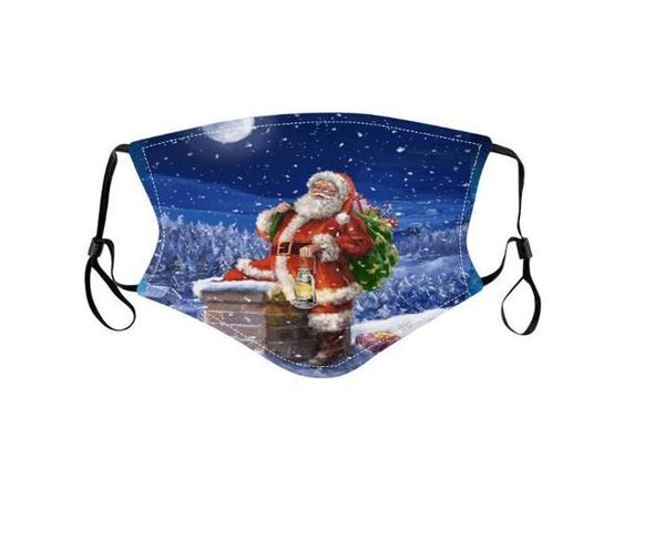 

2021 new seller christmas cotton face masks breathable reusable washable dust proof mask in vogue by dhl
