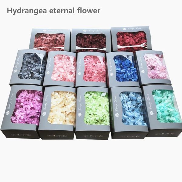 

20g natural fresh hydrangea dried flower head diy real eternal flower material long-term preservation does not fade t200103