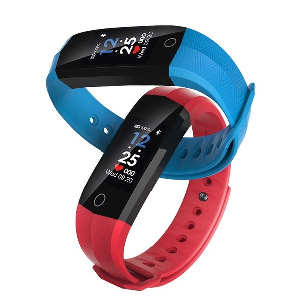 

fashion cd02 smart bracelet band color screen bluetooth call reminder ppg heart rate monitor wristband for android ios in stock