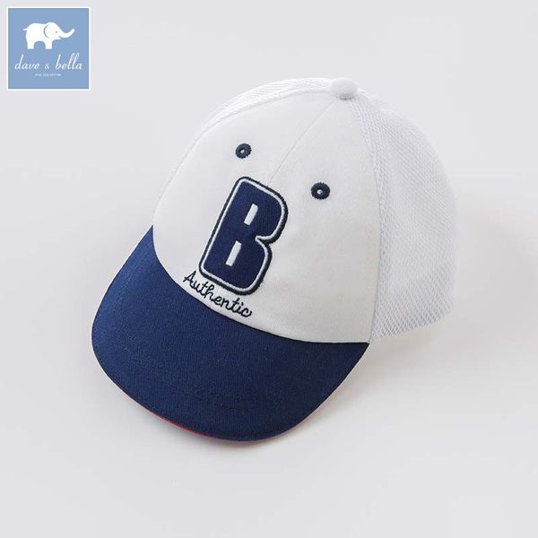 

db8294 dave bella summer baby boys baseball cap children handsome hat kids sport wear cap, Yellow