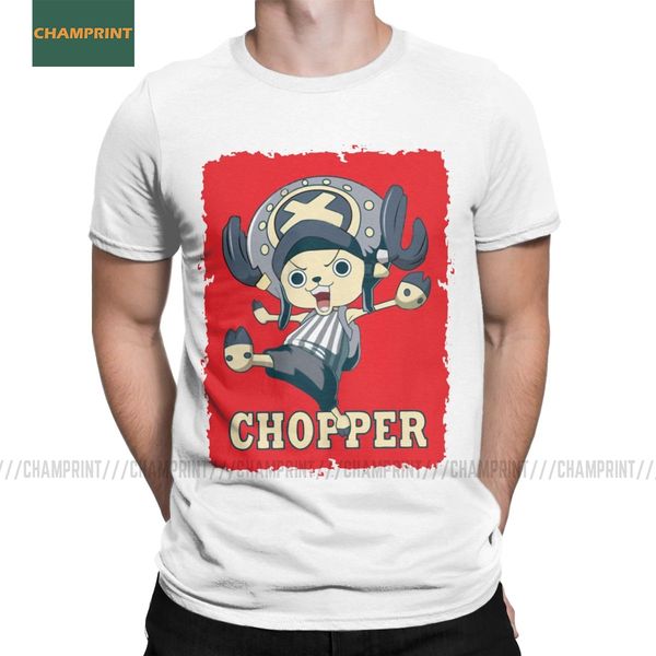 

высокий chopper one piece аниме футболки для мужчин хлопка футболки луффи зоро япония boa hancock пиратов с коротким рукавом майка