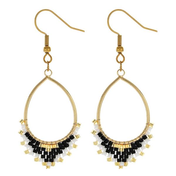 

zmzy boho jewelry gift for lady tassel earrings europe bohemian earrings miyuki beads exaggerated fashion wholesale, Silver