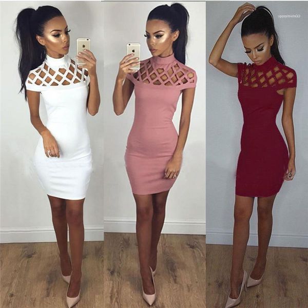

женская сексуальная bodycon платья щитовые выдалбливают мода сплошной цвет одежды женщин вскользь выше колен платье карандаша, Black;gray