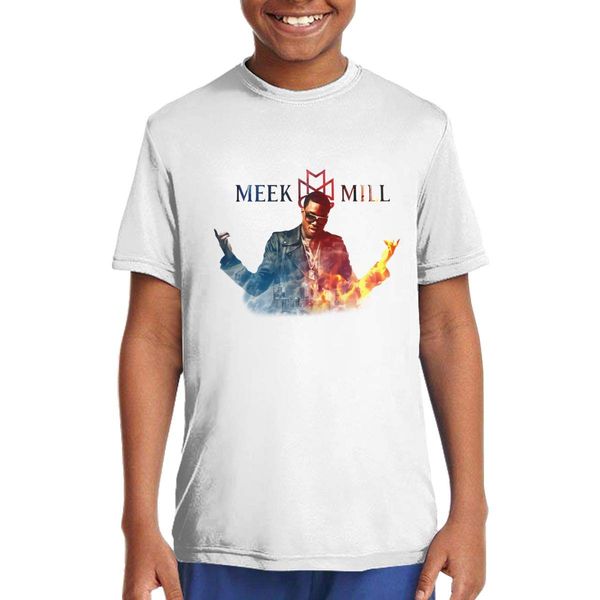 

boys girls meek mill t shirt juvenile white mens 100% cotton plus size tee new fashion cool casual t-shirts