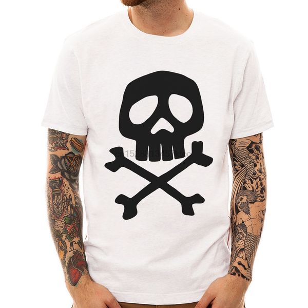 

limited captain harlock skull rock punk pirate mens white t-shirt size s-5xlt shirt tee