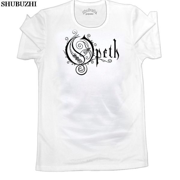 

male funny present new opeth s m l xl 2xl cotton blend short sleeves black t-shirt custom print casual o-neck tee