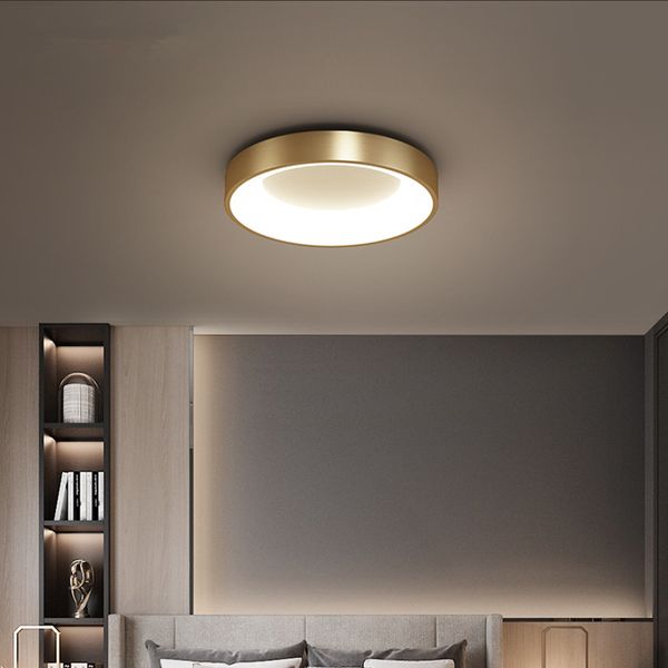

led золотой потолочные светильники nordic bedroom lamp современный минималистский латунь романтик ванной исследования в помещении дисайнеров