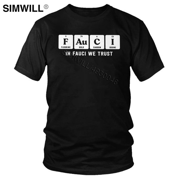 

doctor fauci elements t shirt eco cotton t-shirt men short sleeve round neck we trust dr tee