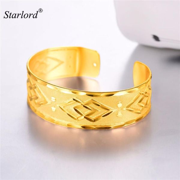 

boho gold/silver color adjustable wide rhombus african style bracelet for women h2877, Black