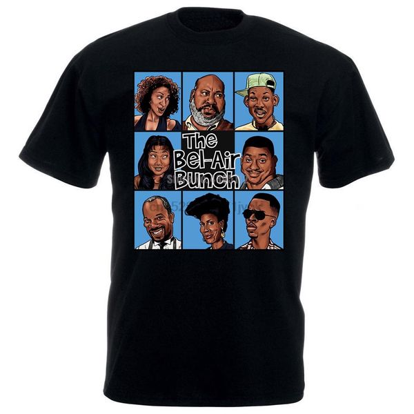 

fresh prince of bel air the bel air bunch mens black t shirt cotton s 6xl