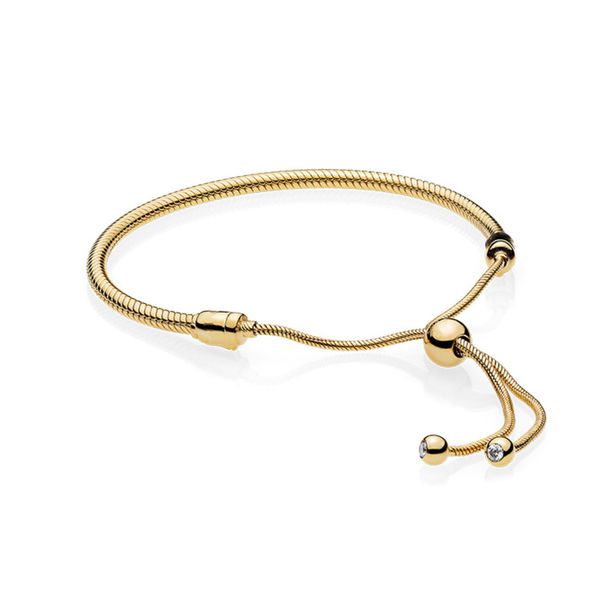 

link, chain bbee sliding clasp adjust fit moments bracelet bangle women beads charm diy rope jewelry bracelets gifts, Black