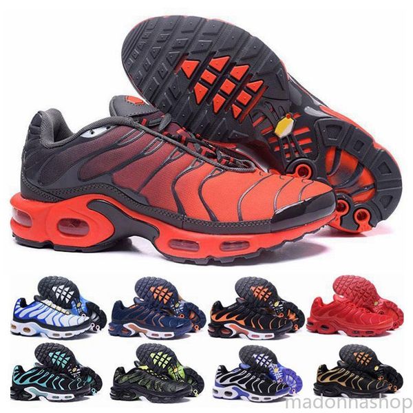 

2021 tn plus sneaker running shoes triple black white volt violet sliver gradient men women aluminum sunset trainers ma
