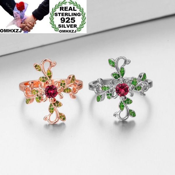 

cluster rings omhxzj wholesale european fashion woman girl party wedding gift flower zircon 925 sterling silver 18kt rose gold ring rr398, Golden;silver