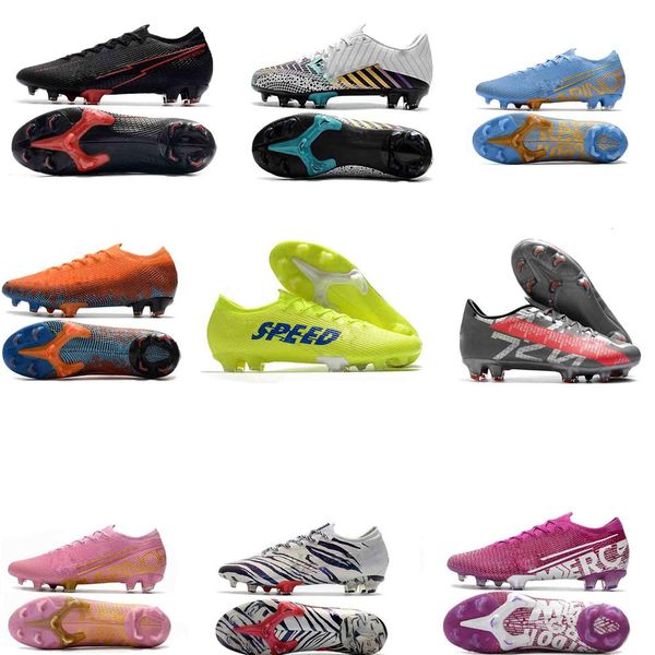 

высокое качество мужская бутсы mercurial vapores 13 elite sg бутсы cr7 superfly outdoor скобы футбол бутсы