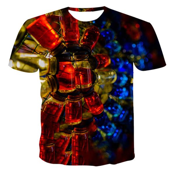 

summer new creativity pumpkin print the 3d print shirts hentai funny plus size men clothing