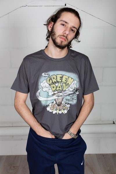 

green day dookie винтажной мужская футболка kerplunk предупреждение american idiot