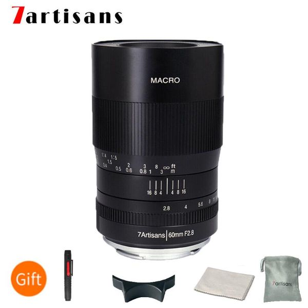 

7artisans 60mm f2. 8 lens magnification macro lens for the canon eosm eosr e fujifilm m43 nikon z mount sony olympus lentes