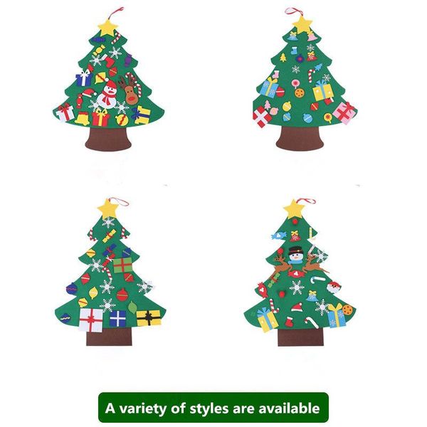 

новые diy войлок рождественской елки дети и игрушки искусственные елки стены висячие украшения главная рождественские украшения подарка xmas