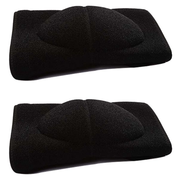 

1 pair of  fit knee pads thickened anti-collision sponge dance kneeling protectors, Black;gray