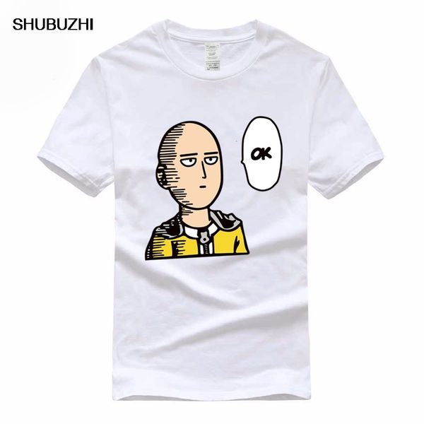 

one punch man saitama sensei japan anime euro size 100% cotton t-shirt summer casual o-neck tshirt for men and women