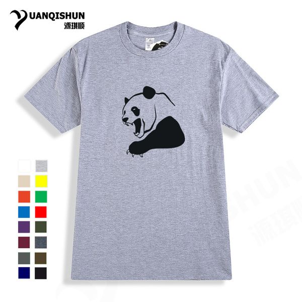 

funny design tshirt angry panda printing t-shirts 16 colors pure cotton short sleeves tee summer t shirt streetwear