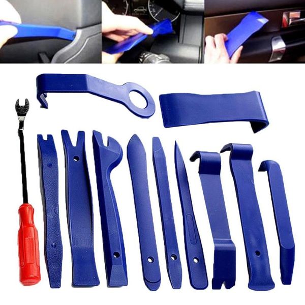 

12pcs professional auto car radio audio door panel trim removal pry tool set