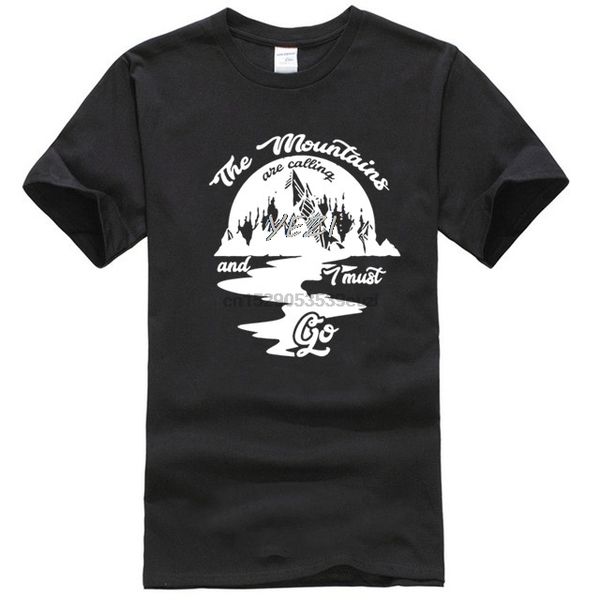

mountains are calling shirt i must go t-shirt men t-shirt cotton t-shirt