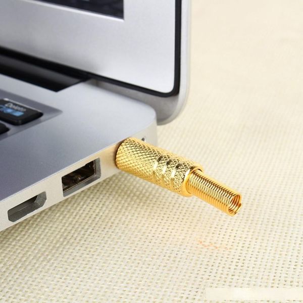 

vife 10pcs/packs gold plated metal 3.5mm 1/8" stereo headphone male to male audio jack plug adapter connector wholesale new