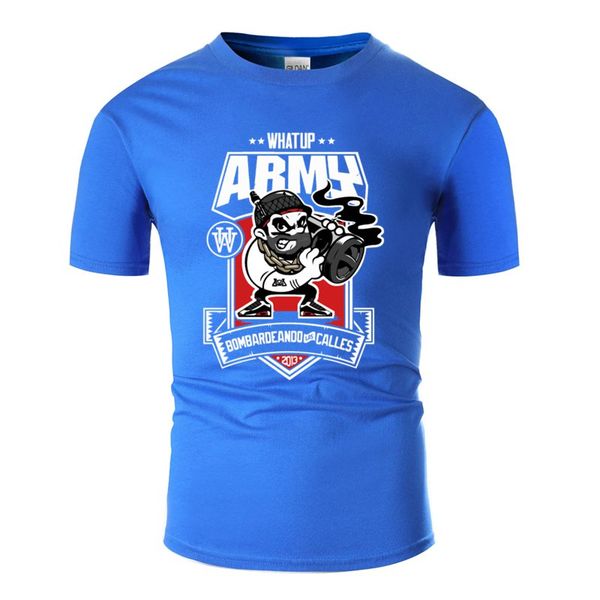 

slogan bombardeando t shirt for mens hipster cute army green solid color men t-shirts short-sleeve camisetas