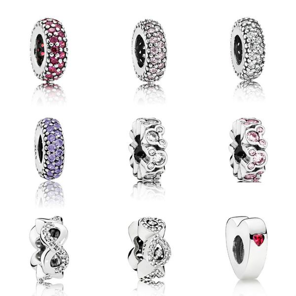 

100% 925 sterling silver 791359czr 791359pcz 791359cz 791359cfp 791456cz 791456pcz 792101cz 796270cz 796559czr gifts, Black