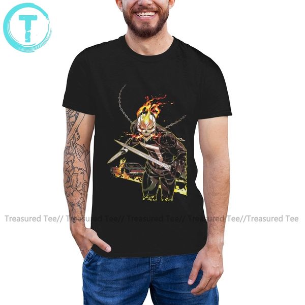 

ghost rider t shirt ghost rider with knives t-shirt 100 percent cotton fashion tee shirt cute printed tshirt