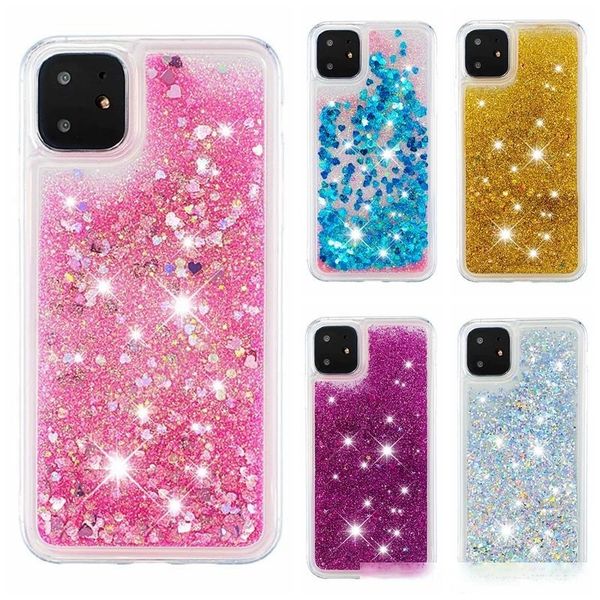 

liquid soft tpu case for iphone 11 2019 xr xs max x 8 7 6 samsung galaxy note 10 pro magical dynamic bling glitter quicksand floating cover