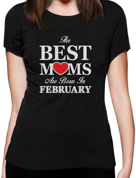 

2020 fashion the moms are born in february - birthday gift for mother women t-shirt
