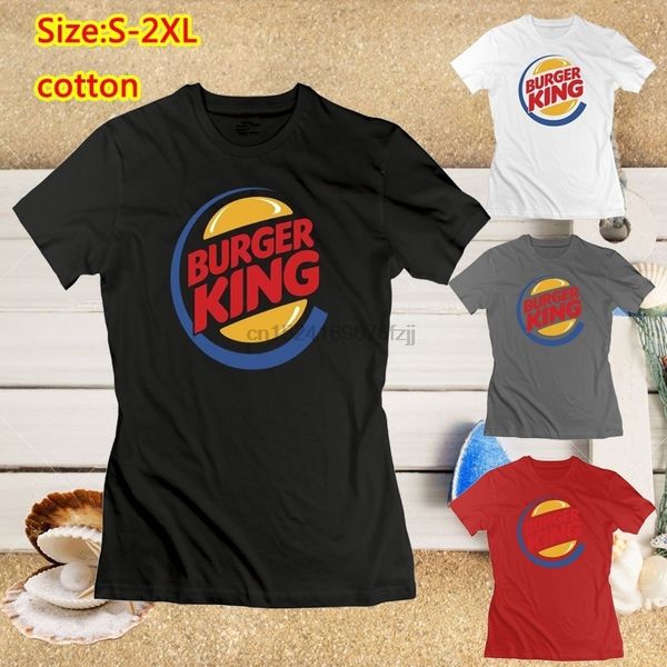 

summer fashion women's burger king logo t shirts