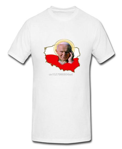 

pope john paul ii poland polish flag catholic christian papal fun t-shirt