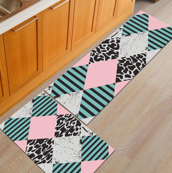 

zeegle welcome entrane doormats anti-slip kitchen rugs living room carpets bedroom bedside mats coffee table floor mats bath mat