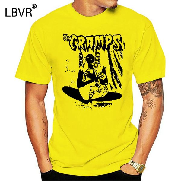 

the cramps poison ivy logo black &amp white t shirt tee 100% cotton