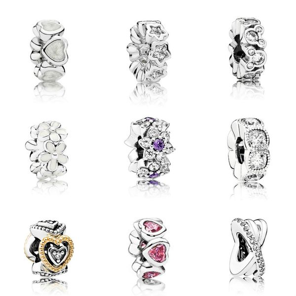 

100% 925 sterling silver 791775en23 791783cz 791456cz 791495en12 791834acz 792027cz 791975cz 791252czs 791994cz gifts, Black