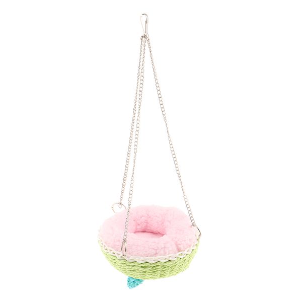 

hamster squirrel cage hammock hanging nest bed small animal toy random color