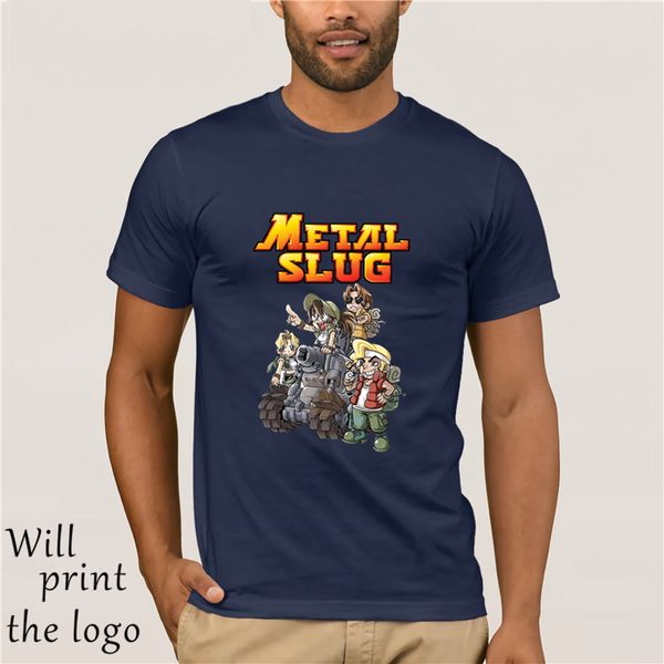 

metal slug t shirt vintage game custom graphic homme t shirt