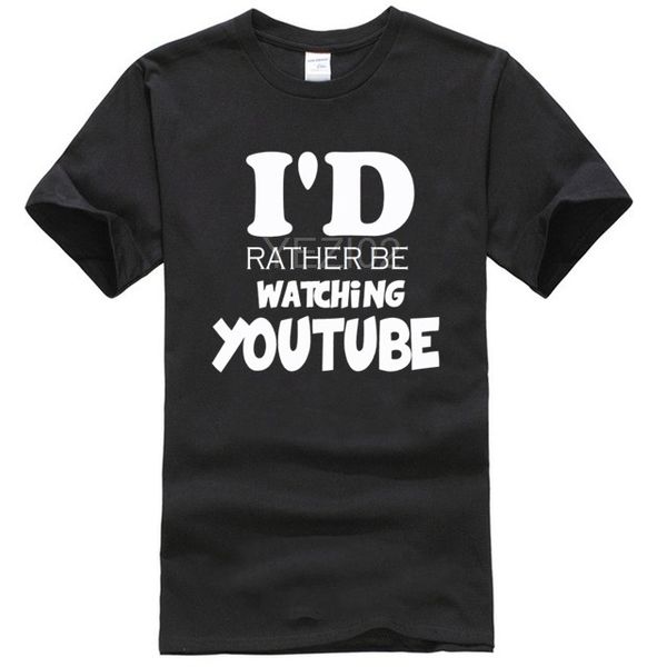 

i'd rather be watching youtube t shirt tee great colour choice sizes