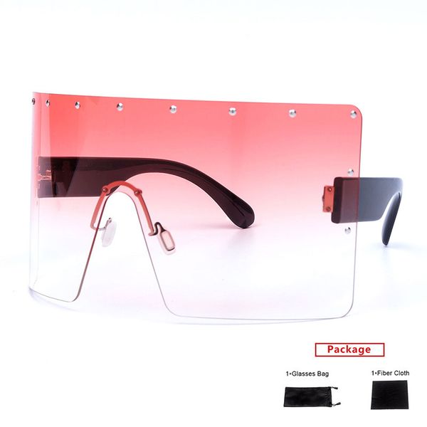 

mimiyou oversized square sunglasses women goggle classic retro fashion sunglasses men sun glasses brand uv400 eyeglasses shades, White;black