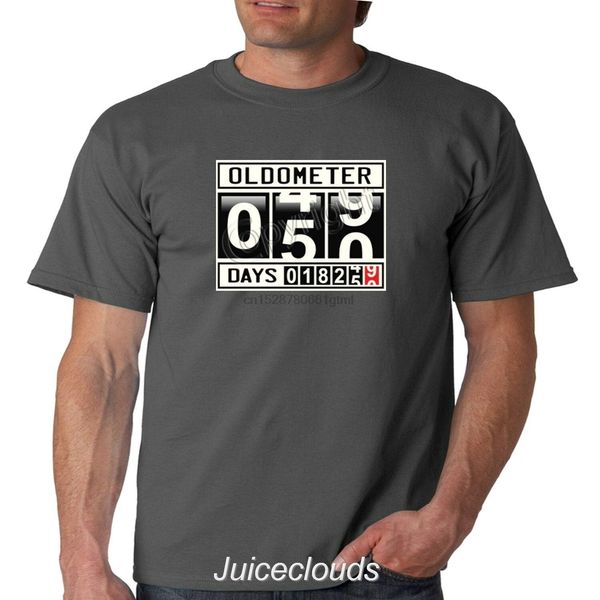 

oldometer 50 years old happy birthday retirement t-shirt new mens tee