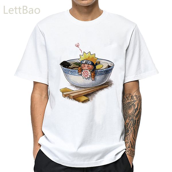 

harajuku naruto kakashi hatake men t-shirts summer cartoon graphic printing t-shirts ulzzang funny tees homme clothing
