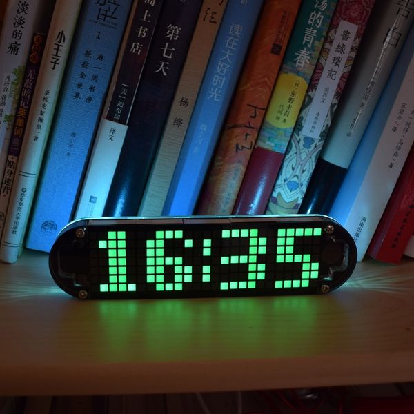 

ds3231 multifunction alarm clock led dot matrix animation effects diy kit gifts