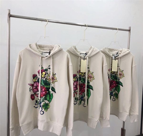 

2020ss, fall print hoodie for men and women, casual print top, Black