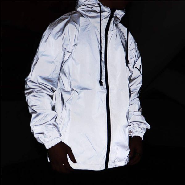 

fashion jackets for mens reflective jacket coats with pocket pattern print streetwear jacket zipper men windbreaker, Black;brown