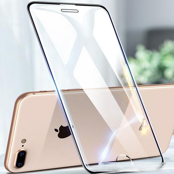 

full glue full curved tempered glass screen protector saver for iphone 11 pro max xr 8 7 6 plus xs