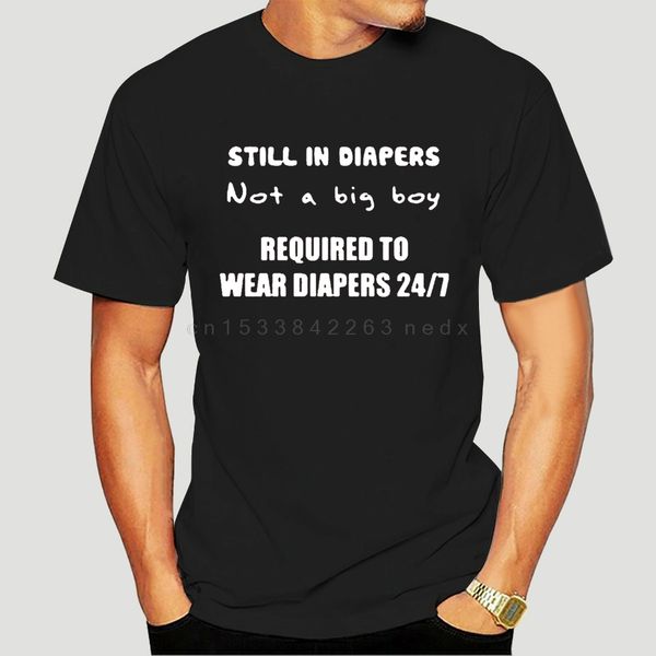 

not a big boy t shirt abdl diaper nappy baby-0243d