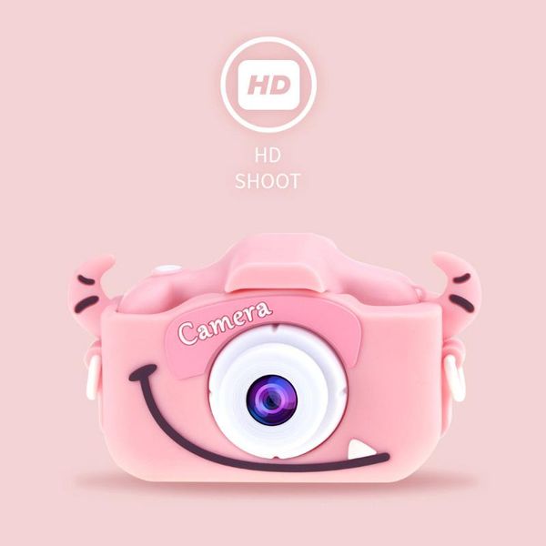 

20mp kids children digital camera 1080p video camcorder 2.0 inches ips screen dual camera lenses anti-drop toys for girls boys